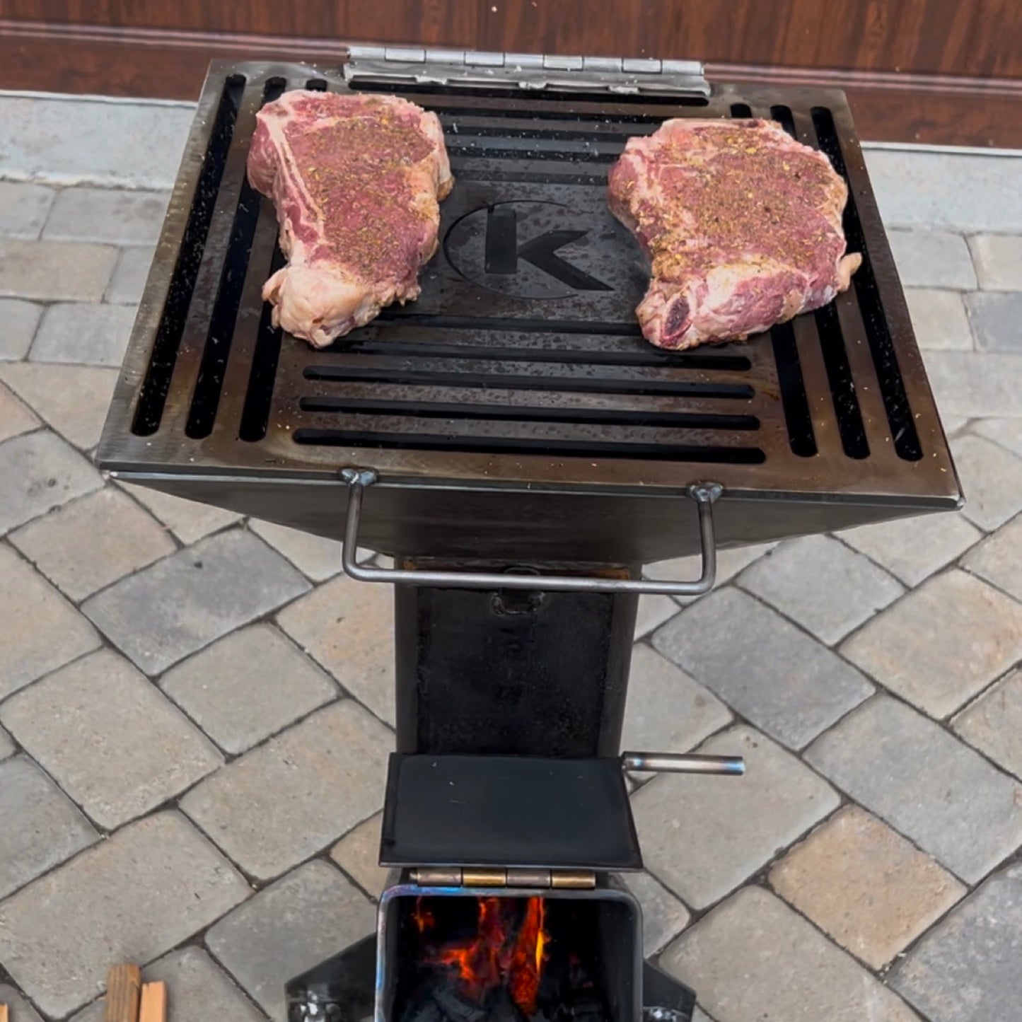 BUNDLE - Rocket Stove (6 inch) with Removable Grill top 16"