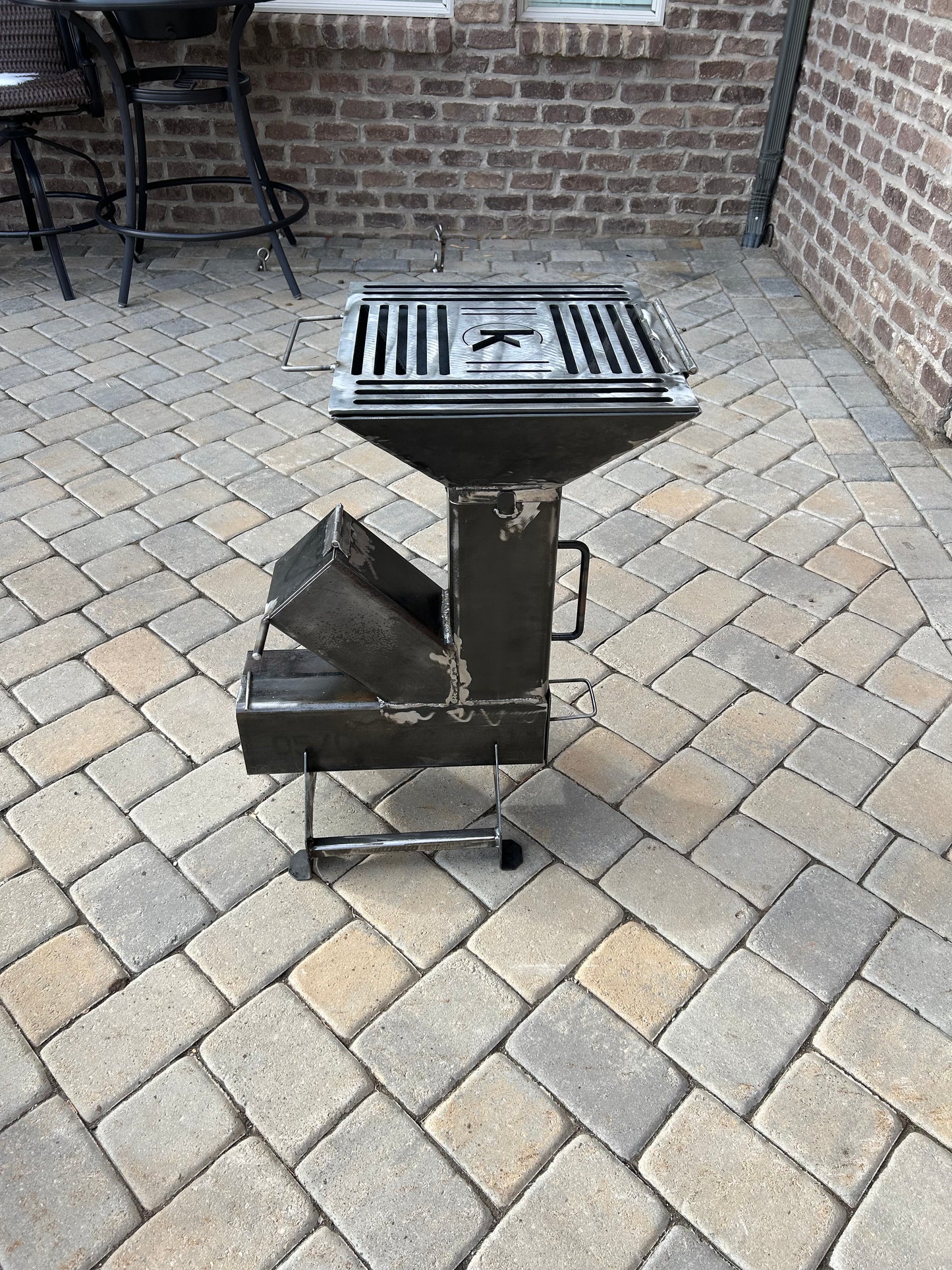 Removable Grill Top 12" (Attachment ONLY) for 4" rocket stove