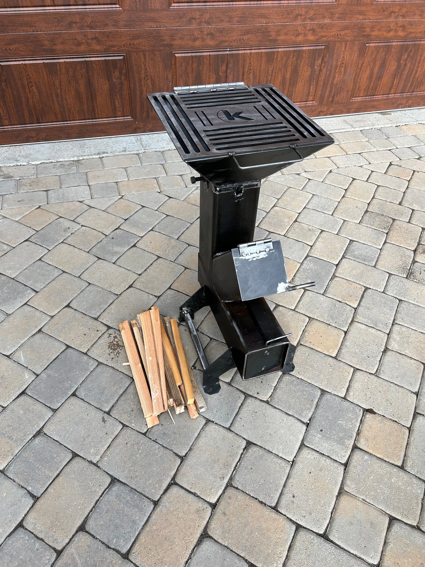 Removable Grill Top 12" (Attachment ONLY) for 4" rocket stove