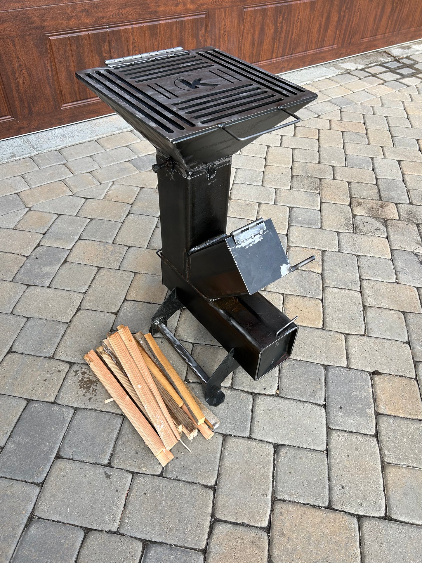 Removable Grill Top 16" (Attachment ONLY) for 6" rocket stove